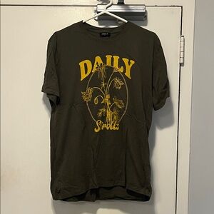 Forever 21 Olive Green Graphic Tee